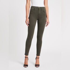 Frame Denim Le High Skinny Sateen Jeans Pants 25